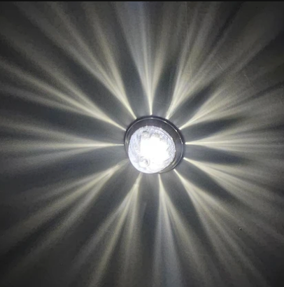 Southern Cross Series : 1-1/8" Star Pattern LED - Red & White LED