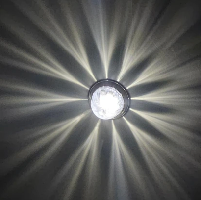 Southern Cross Series : 1-1/8" Star Pattern LED - Amber & White LED