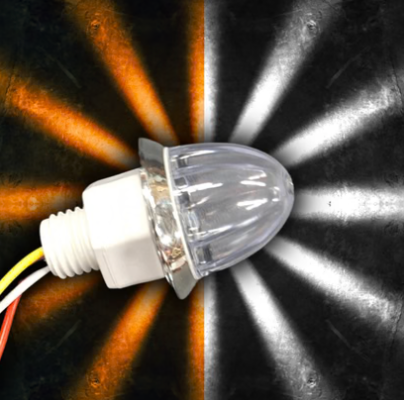 Southern Cross Series : 1-1/8" Star Pattern LED - Amber & White LED