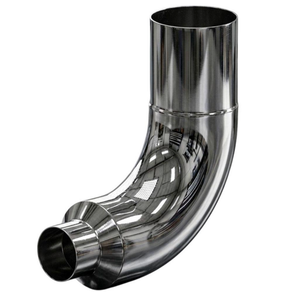8" Stainless Steel 90 Degree Elbow 17" - 15"