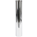 Stainless Steel Chrome Straight Cut Monster Stack - 48"
