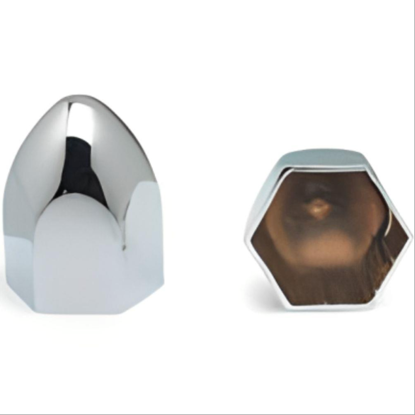 1" Pointed Nut Cover (12pk)