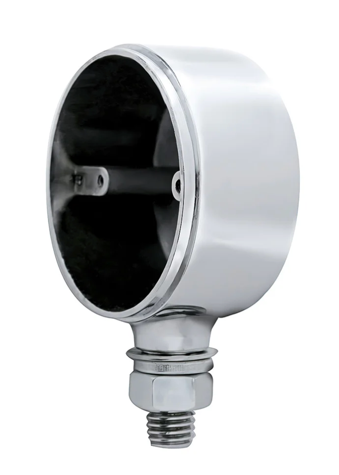 Chrome Die Cast Single Face Light Housing