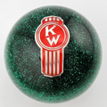 Glitter Green Crooked Kenworth Ball Shifter