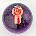 Glitter Purple Crooked Kenworth Ball Shifter