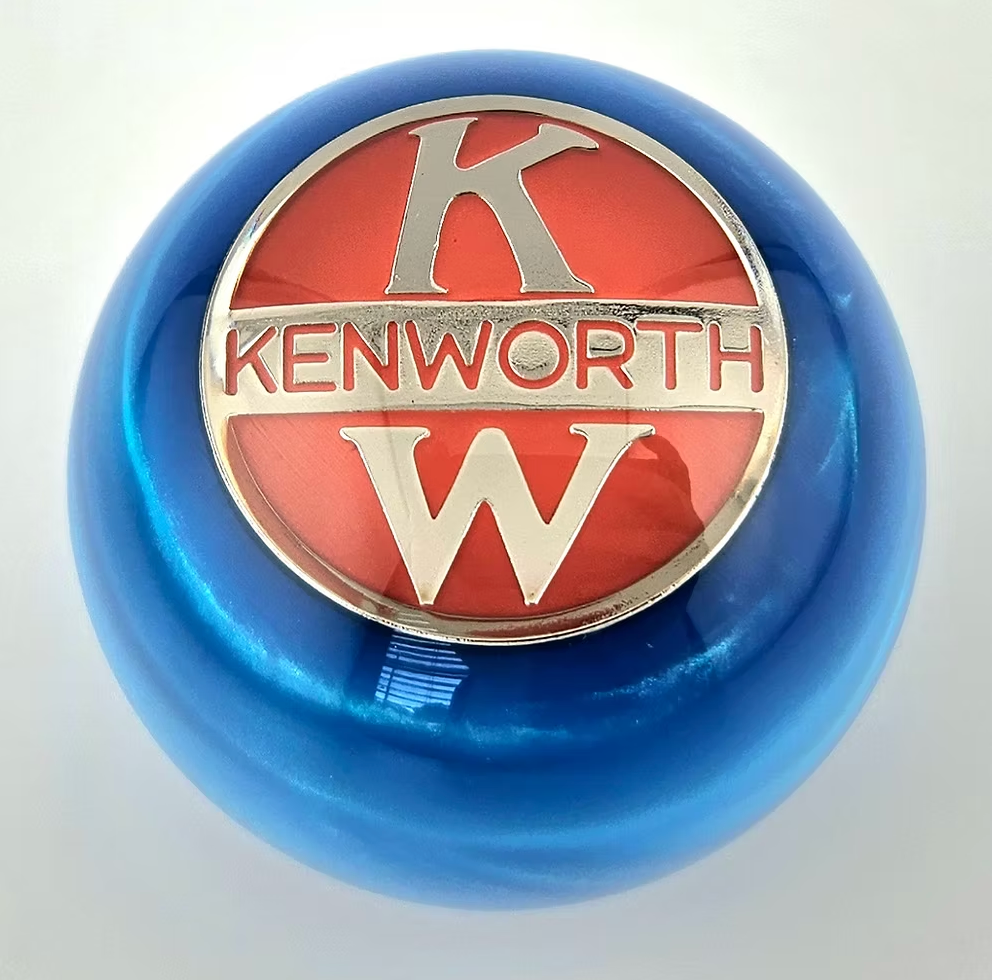 Blue Pearl Kenworth Ball Shifter