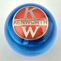 Blue Pearl Kenworth Ball Shifter