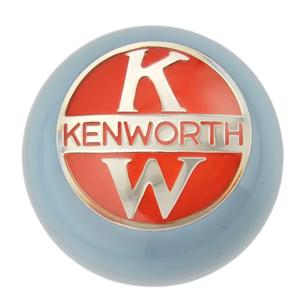 Solid Light Blue Kenworth Ball Shifter