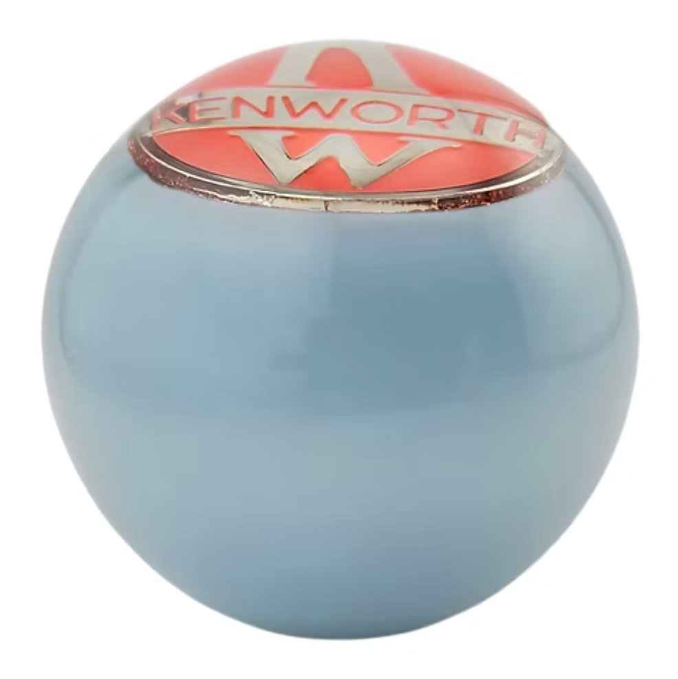 Solid Light Blue Kenworth Ball Shifter