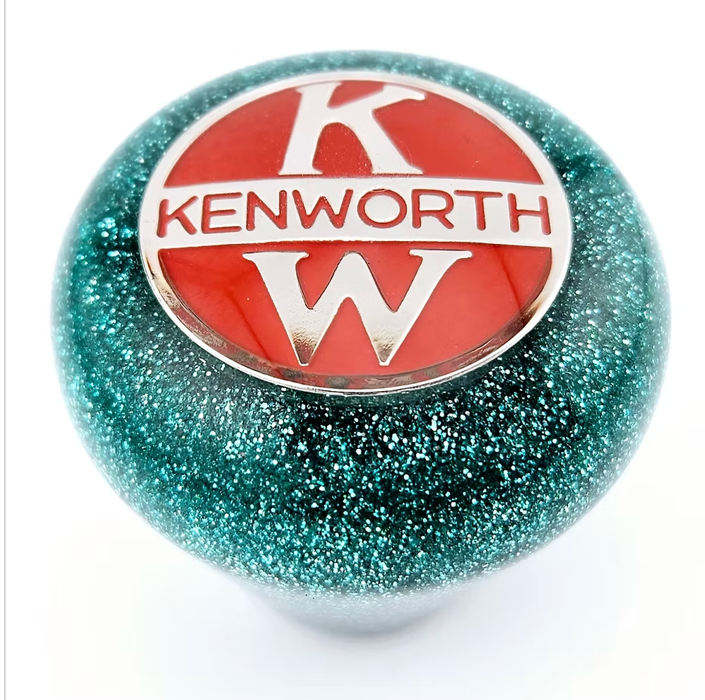 Aqua Glitter Hanco Shifter with Kenworth Style