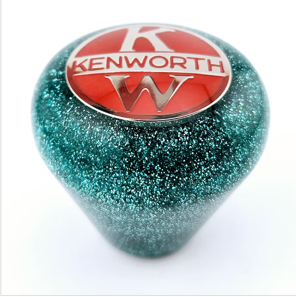 Aqua Glitter Hanco Shifter with Kenworth Style