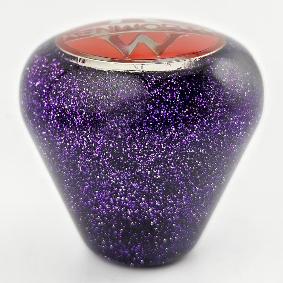Purple Glitter Hanco Shifter with Kenworth Style