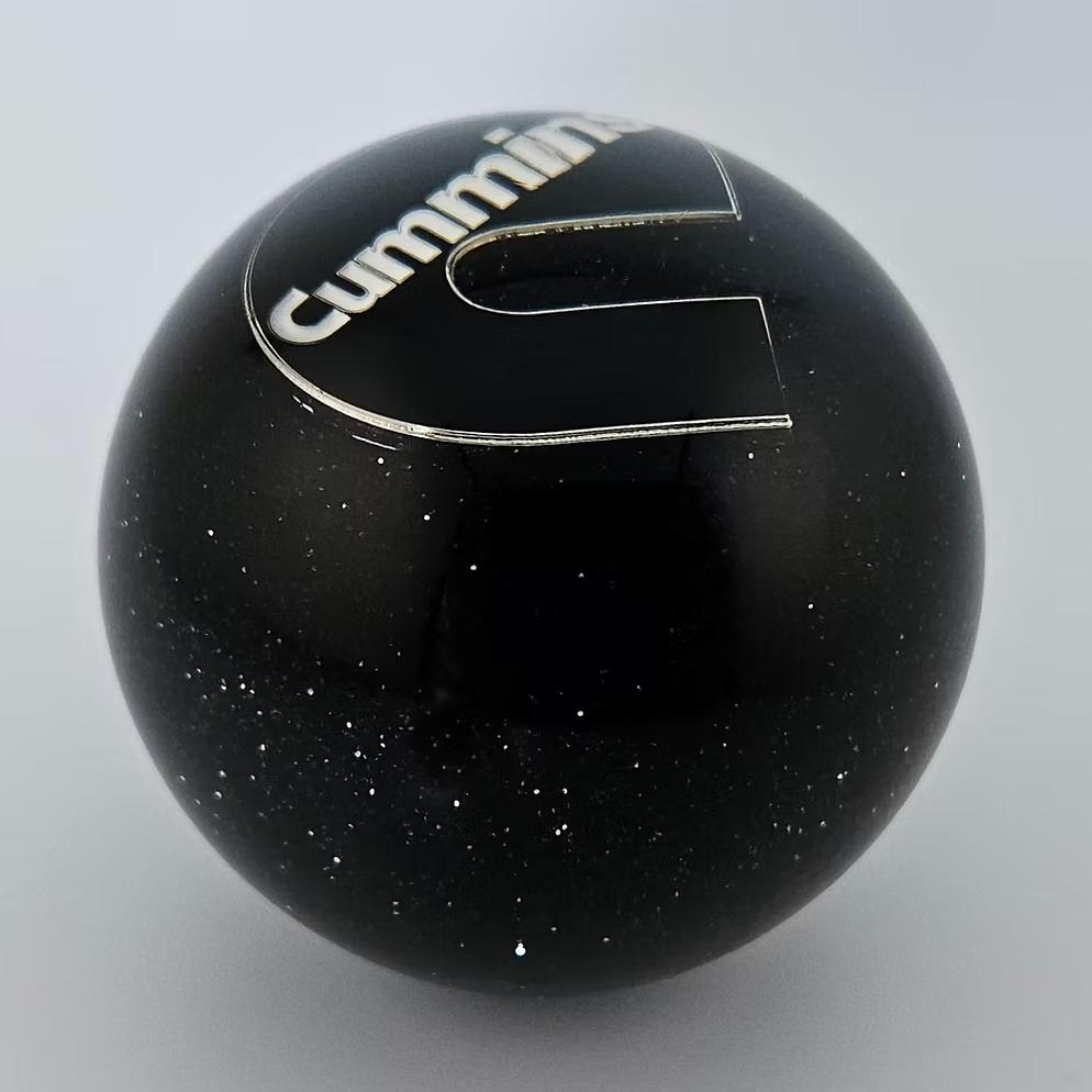 Black Glitter Cummins 'C' Ball Shifter
