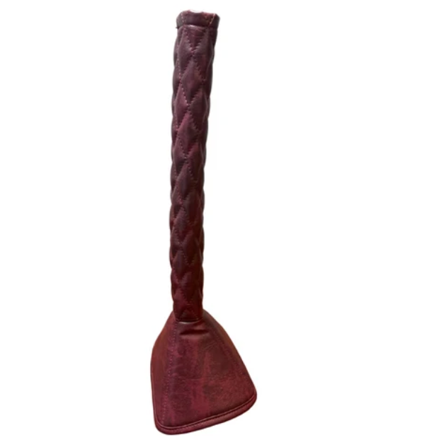 Oxblood Diamond Quilted Gear Shift Boot Cover