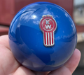 Solid Blue Kenworth Ball Shifter