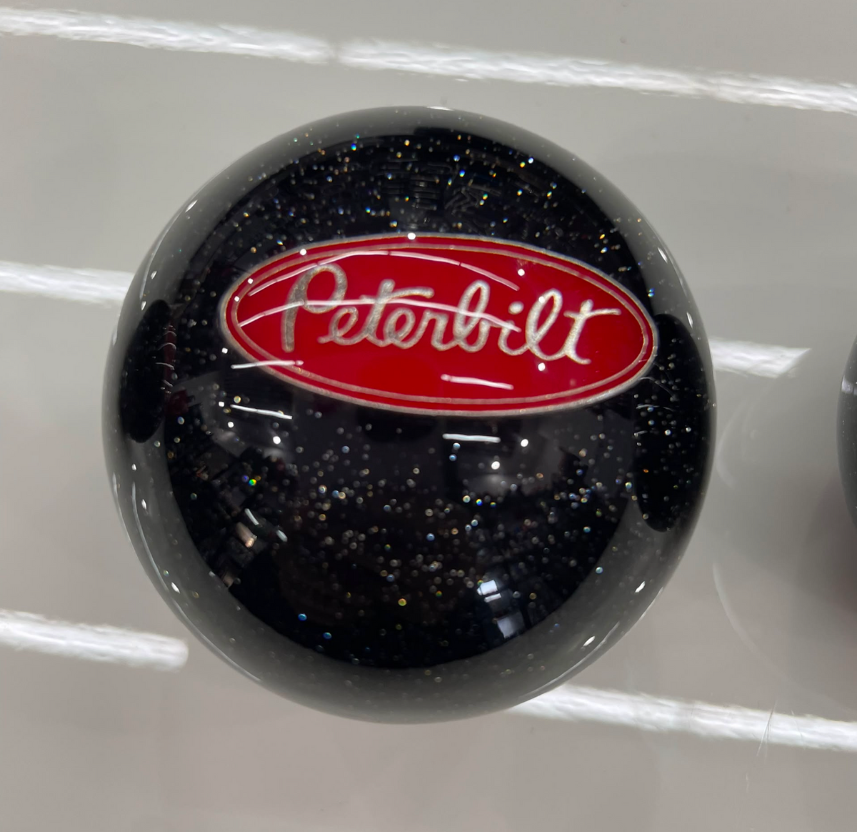 Glitter Black Standard Peterbilt Ball Shifter