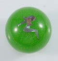 Glitter Green Female Ball Shifter
