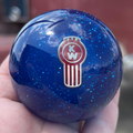 Blue Glitter Traditional Kenworth Ball Shifter