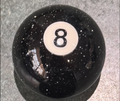 Glitter Black 8 Ball Shifter