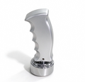 Silver Pistol Grip Shifter with Adapter