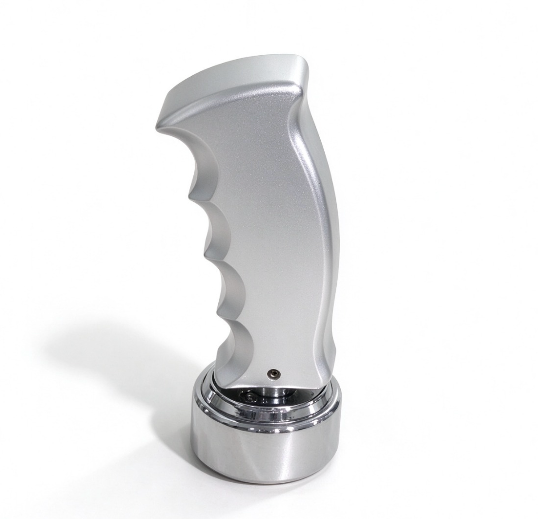 Silver Pistol Grip Shifter with Adapter