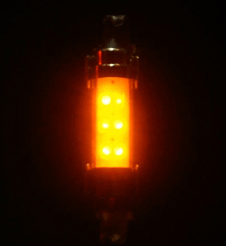 Festoon LED Bulb - Amber LED (pair)
