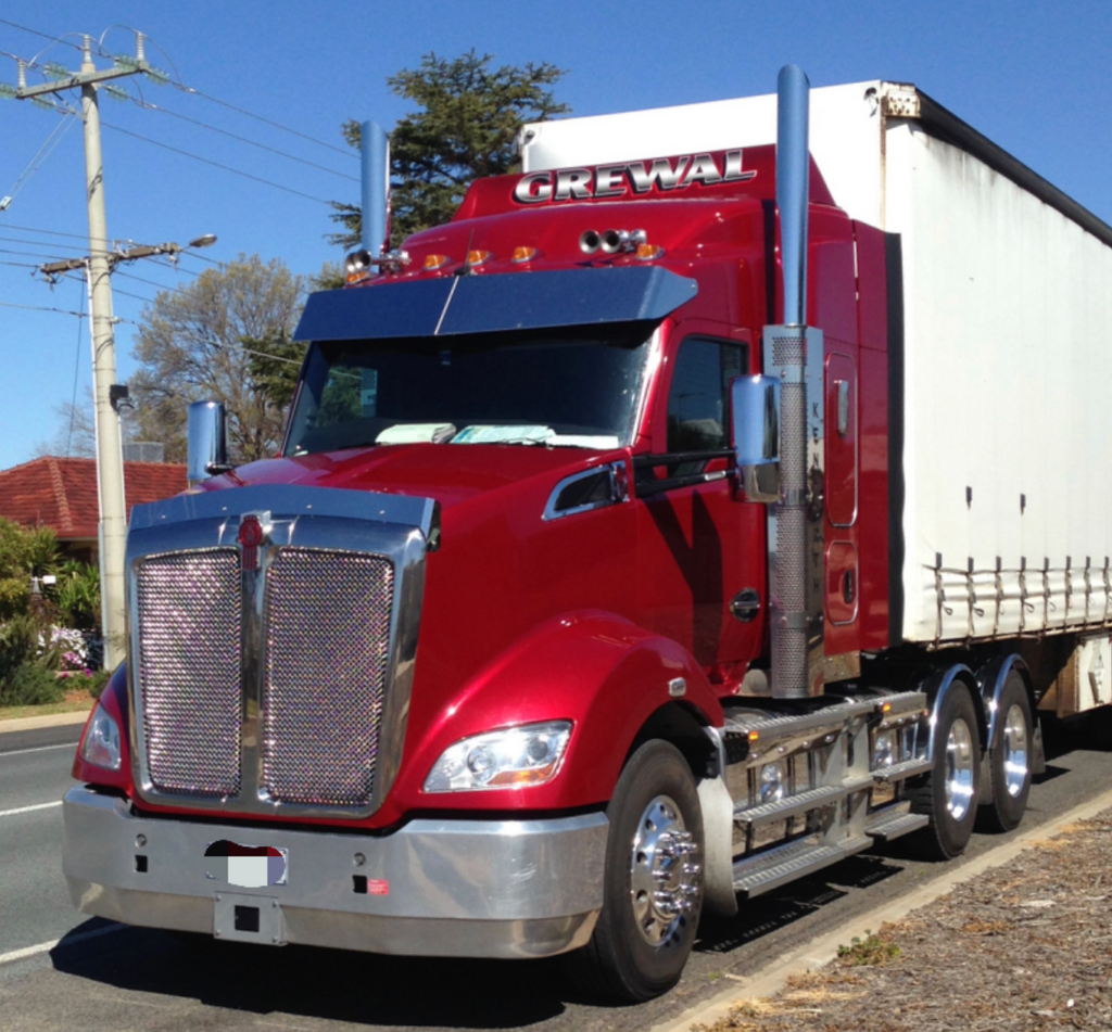 Kenworth Stainless Sunvisor - 14" Boltless to suit T360/410+SAR/610+SAR