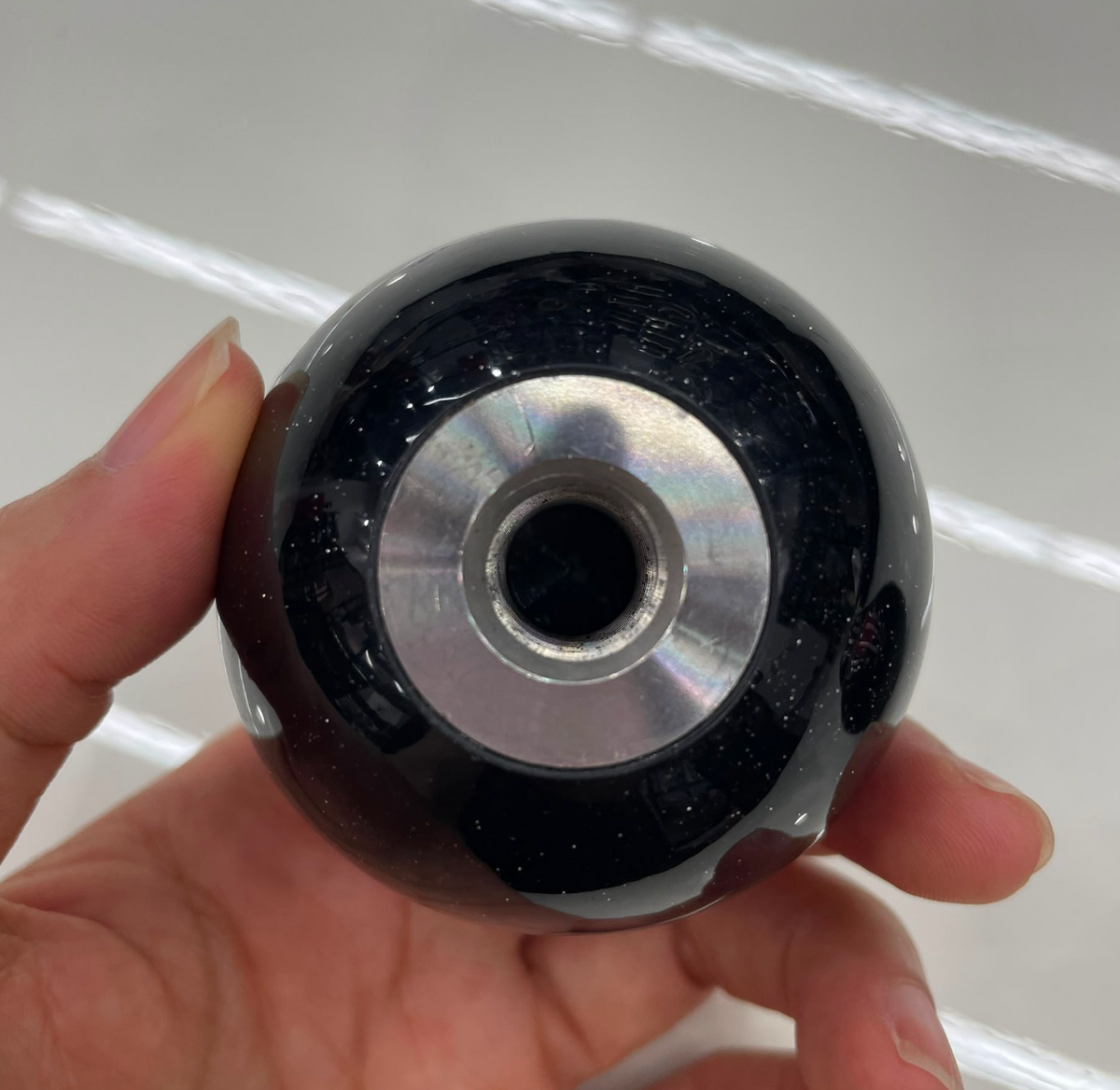 Glitter Black Standard Freightliner Ball Shifter