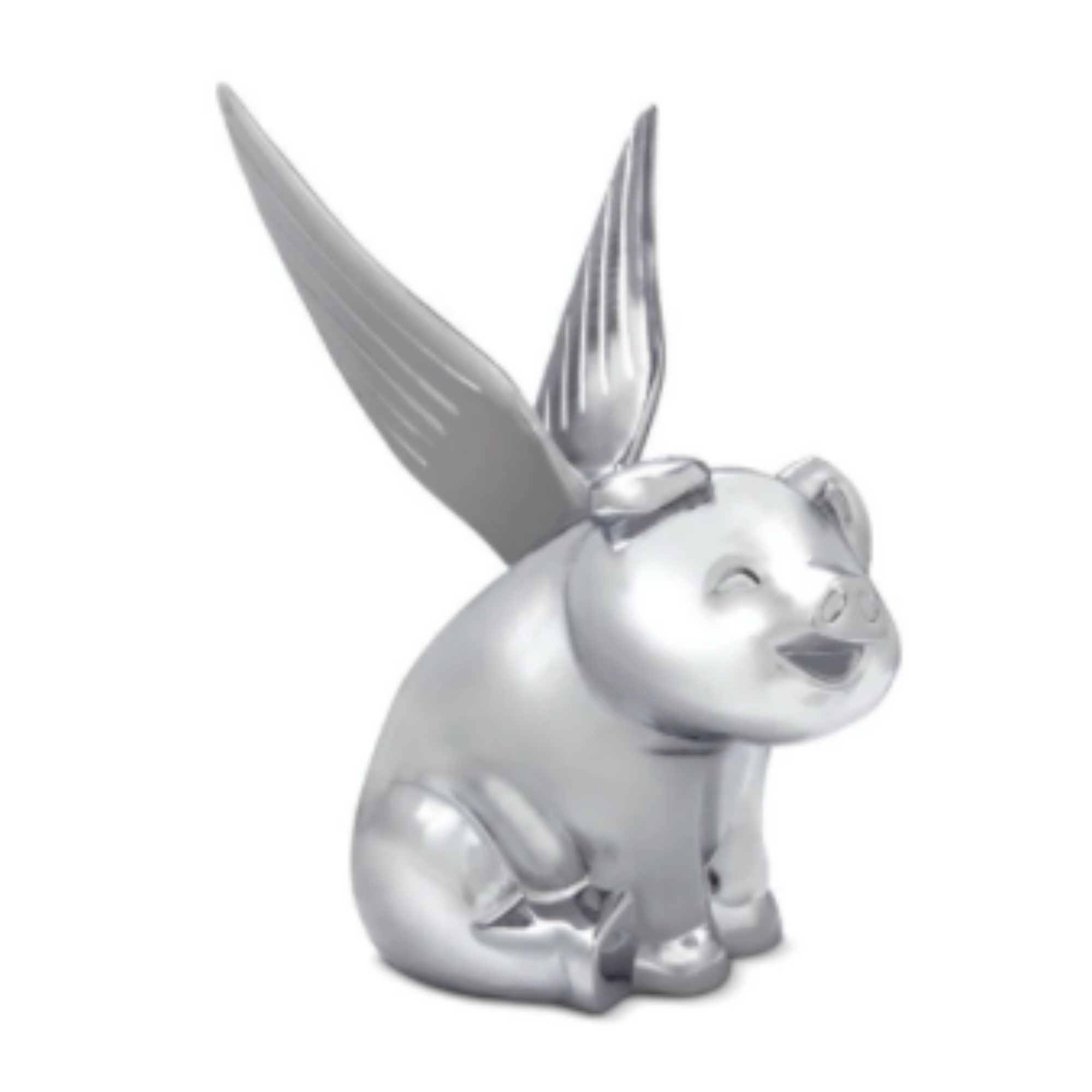 Chrome Pig Hood Ornament