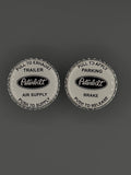 White Peterbilt Maxi Knob Set (2 pieces)
