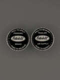 Black Peterbilt Maxi Knob Set (2 pieces)