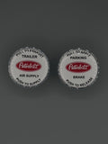White with Red Peterbilt Maxi Knob Set (2 pieces)