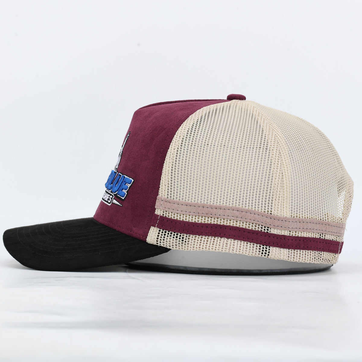 True Blue Hat - Maroon / Cream