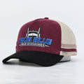 True Blue Hat - Maroon / Cream